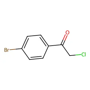 1-(4-Bromophenyl)-2-chloroethan-1-one structure