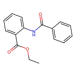 Ethyl 2-benzamidobenzoate structure