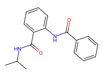 2-benzamido-N-propan-2-ylbenzamide structure