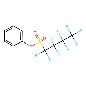 (2-Methylphenyl) 1,1,2,2,3,3,4,4,4-nonafluorobutane-1-sulfonate structure
