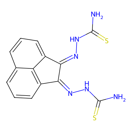 [[2-(Carbamothioylhydrazinylidene)acenaphthylen-1-ylidene]amino]thiourea structure
