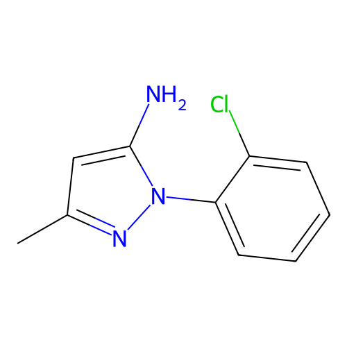 1-(2-Chlorophenyl)-3-methyl-1H-pyrazol-5-amine structure