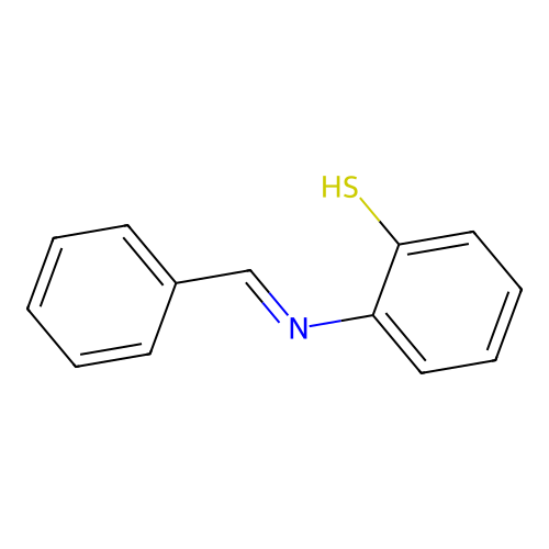 o-Mercaptobenzylideneaniline structure