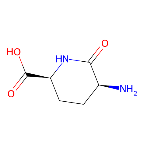 3-Amino-2-piperidone-6-carboxylic acid structure