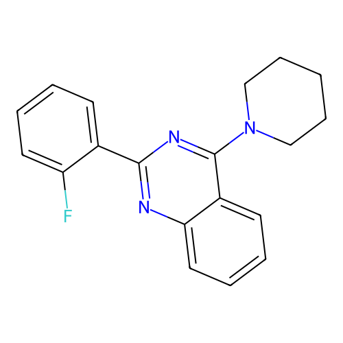 2-(2-Fluorophenyl)-4-(piperidin-1-yl)quinazoline structure