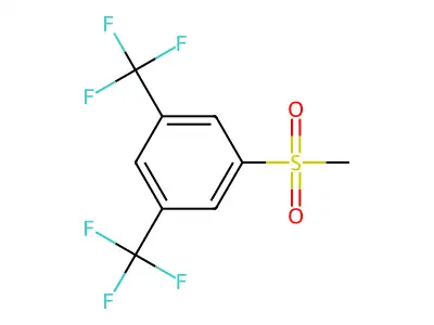 1-(Methylsulfonyl)-3,5-bis(trifluoromethyl)benzene structure