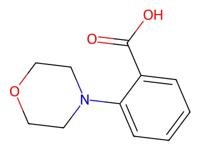 2-(Morpholin-4-yl)benzoic acid structure