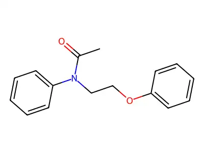 N-(2-苯氧乙基)-N-苯基乙酰胺 structure