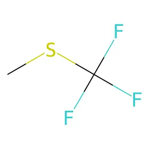 Methyl(trifluoromethyl) sulfide structure