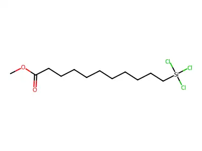 Methyl 11-(trichlorosilyl)undecanoate structure