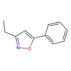 3-Ethyl-5-phenylisoxazole structure