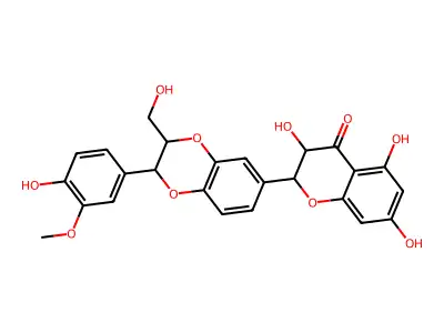 Isosilybinin structure