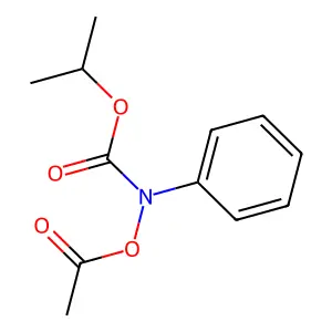 Carbamic acid, (acetyloxy)phenyl-, 1-methylethyl ester structure