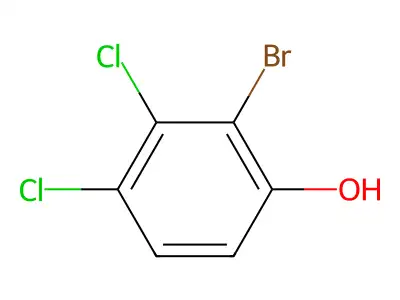 Bromodichlorophenol structure