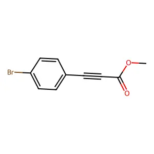 Methyl 3-(4-bromophenyl)prop-2-ynoate structure