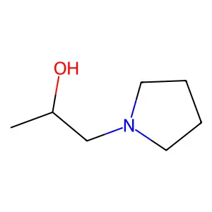 alpha-Methyl-1-pyrrolidineethanol structure