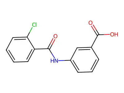 3-(2-Chlorobenzamido)benzoic acid structure