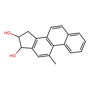 15H-Cyclopenta(a)phenanthrene-16,17-diol, 16,17-dihydro-11-methyl-, cis- structure