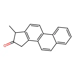 16H-Cyclopenta(a)phenanthren-16-one, 15,17-dihydro-17-methyl- structure