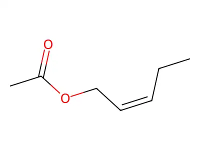 (Z)-pent-2-en-1-yl acetate structure