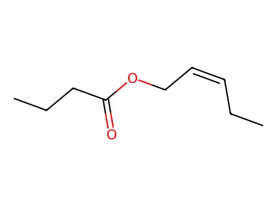 (2Z)-2-Penten-1-yl butanoate structure