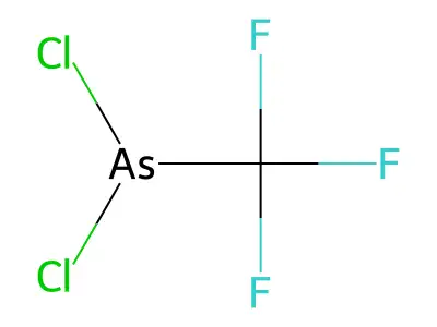 Dichloro(trifluoromethyl)arsine structure