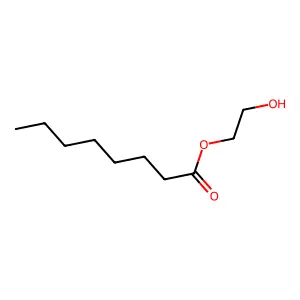 Polyethylene glycol monocaprylate structure