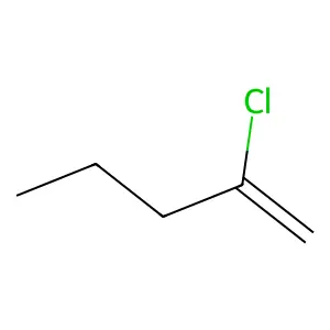2-Chloropent-1-ene structure