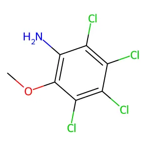 2,3,4,5-Tetrachloro-6-methoxyaniline structure