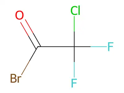 Chlorodifluoroacetyl bromide structure