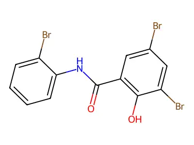 2',3,5-Tribromosalicylanilide structure
