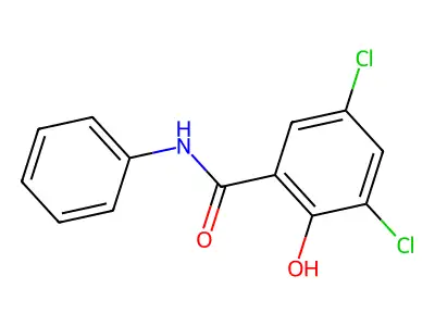 3,5-Dichlorosalicylanilide structure