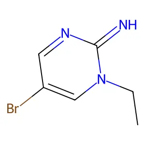 5-Bromo-1-ethyl-2(1H)-pyrimidinimine structure