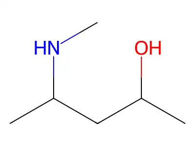 4-(Methylamino)pentan-2-ol structure