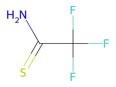 Trifluoroethanethioamide structure