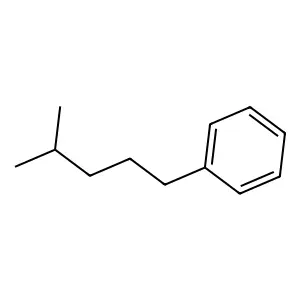 Benzene, (4-methylpentyl)- structure