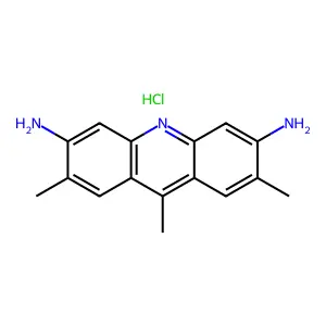 2,7,9-Trimethylacridine-3,6-diamine monohydrochloride structure