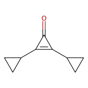 2-Cyclopropen-1-one, 2,3-dicyclopropyl- structure
