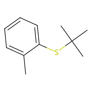 1-(tert-Butylsulfanyl)-2-methylbenzene structure