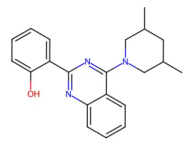 2-(4-(3,5-Dimethylpiperidin-1-yl)quinazolin-2-yl)phenol structure