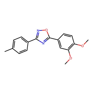 5-(3,4-Dimethoxyphenyl)-3-(4-methylphenyl)-1,2,4-oxadiazole structure