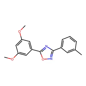 5-(3,5-Dimethoxyphenyl)-3-(3-methylphenyl)-1,2,4-oxadiazole structure
