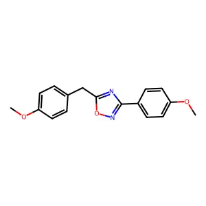 5-(4-Methoxybenzyl)-3-(4-methoxyphenyl)-1,2,4-oxadiazole structure