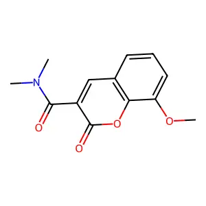 8-methoxy-N,N-dimethyl-2-oxo-2H-chromene-3-carboxamide structure