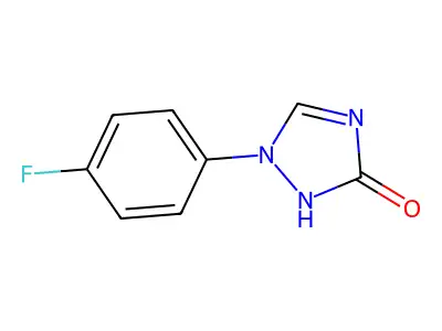 1-(4-Fluorophenyl)-1,2,4-triazol-3-ol structure
