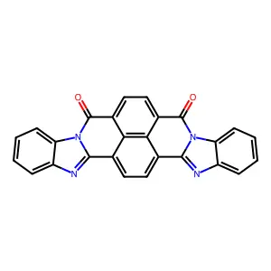 Bisbenzimidazo[2,1-b:1',2'-j]benzo[lmn][3,8]phenanthroline-6,9-dione structure