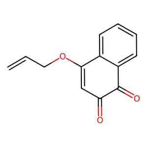 4-Allyloxy-[1,2]naphthoquinone structure