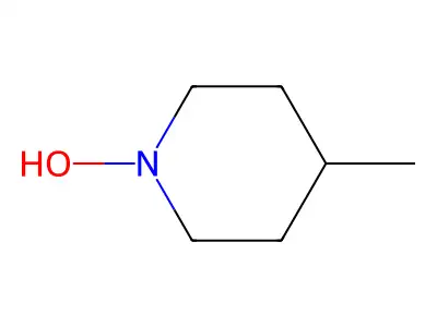 1-Hydroxy-4-methyl-piperidine structure