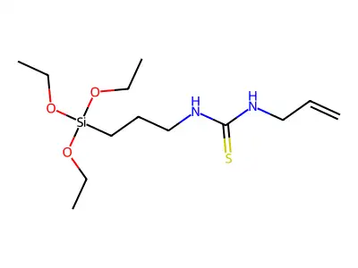 1-Allyl-3-(3-(triethoxysilyl)propyl)thiourea structure
