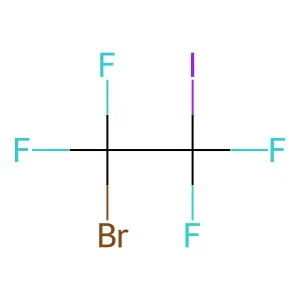 1-Bromo-1,1,2,2-tetrafluoro-2-iodoethane structure